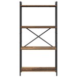 vidaXL Bibliotecă Lemn vechi 60 x 30 x 118 cm Lemn compozit