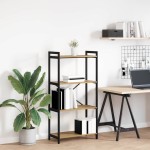 vidaXL Bibliotecă stejar artizanal 60 x 30 x 118 cm Lemn compozit