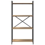 vidaXL Bibliotecă stejar artizanal 60 x 30 x 118 cm Lemn compozit
