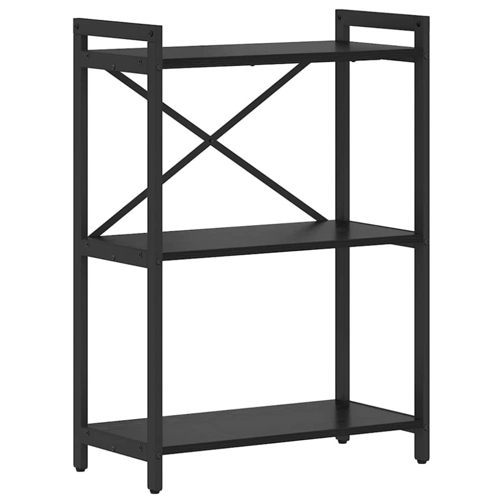 vidaXL Bibliotecă Stejar negru 60 x 30 x 83 cm Lemn compozit