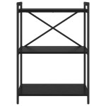 vidaXL Bibliotecă Stejar negru 60 x 30 x 83 cm Lemn compozit vidaXL Bibliotecă Stejar negru 60 x 30 x 83 cm Lemn compozit