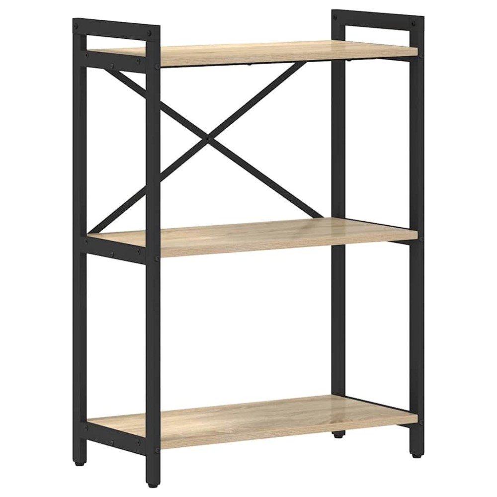 vidaXL Bibliotecă Stejar sonoma 60 x 30 x 83 cm Lemn compozit