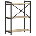 vidaXL Bibliotecă Stejar sonoma 60 x 30 x 83 cm Lemn compozit vidaXL Bibliotecă Stejar sonoma 60 x 30 x 83 cm Lemn compozit