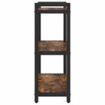 vidaXL Bibliotecă Stejar afumat 60 x 30 x 83 cm Lemn compozit