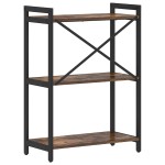 vidaXL Bibliotecă Stejar afumat 60 x 30 x 83 cm Lemn compozit