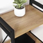 vidaXL Bibliotecă stejar artizanal 60 x 30 x 83 cm Lemn compozit