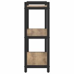 vidaXL Bibliotecă stejar artizanal 60 x 30 x 83 cm Lemn compozit
