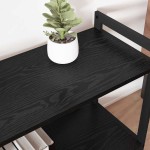 vidaXL Bibliotecă Stejar negru 60 x 30 x 48.5 cm Lemn compozit vidaXL Bibliotecă Stejar negru 60 x 30 x 48.5 cm Lemn compozit