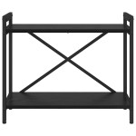 vidaXL Bibliotecă Stejar negru 60 x 30 x 48.5 cm Lemn compozit vidaXL Bibliotecă Stejar negru 60 x 30 x 48.5 cm Lemn compozit