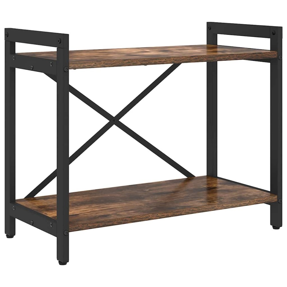 vidaXL Bibliotecă Stejar afumat 60 x 30 x 48.5 cm Lemn compozit