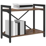 vidaXL Bibliotecă Stejar afumat 60 x 30 x 48.5 cm Lemn compozit
