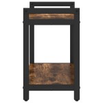 vidaXL Bibliotecă Stejar afumat 60 x 30 x 48.5 cm Lemn compozit