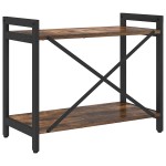 vidaXL Bibliotecă Stejar afumat 60 x 30 x 48.5 cm Lemn compozit