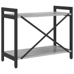 vidaXL Bibliotecă sonoma gri 60 x 30 x 48.5 cm Lemn compozit