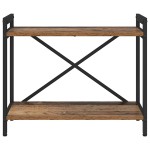 vidaXL Bibliotecă Lemn vechi 60 x 30 x 48.5 cm Lemn compozit