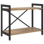 vidaXL Bibliotecă stejar artizanal 60 x 30 x 48.5 cm Lemn compozit