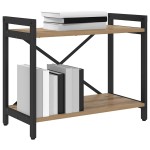 vidaXL Bibliotecă stejar artizanal 60 x 30 x 48.5 cm Lemn compozit