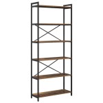 vidaXL Bibliotecă Lemn vechi 80 x 30 x 188 cm Lemn compozit