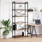 vidaXL Bibliotecă Lemn vechi 80 x 30 x 188 cm Lemn compozit