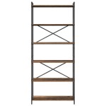 vidaXL Bibliotecă Lemn vechi 80 x 30 x 188 cm Lemn compozit