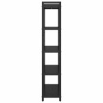 vidaXL Bibliotecă Stejar negru 80 x 30 x 153 cm Lemn compozit vidaXL Bibliotecă Stejar negru 80 x 30 x 153 cm Lemn compozit
