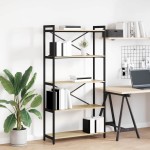 vidaXL Bibliotecă Stejar sonoma 80 x 30 x 153 cm Lemn compozit vidaXL Bibliotecă Stejar sonoma 80 x 30 x 153 cm Lemn compozit