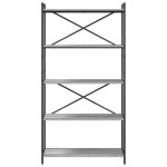 vidaXL Bibliotecă sonoma gri 80 x 30 x 153 cm Lemn compozit