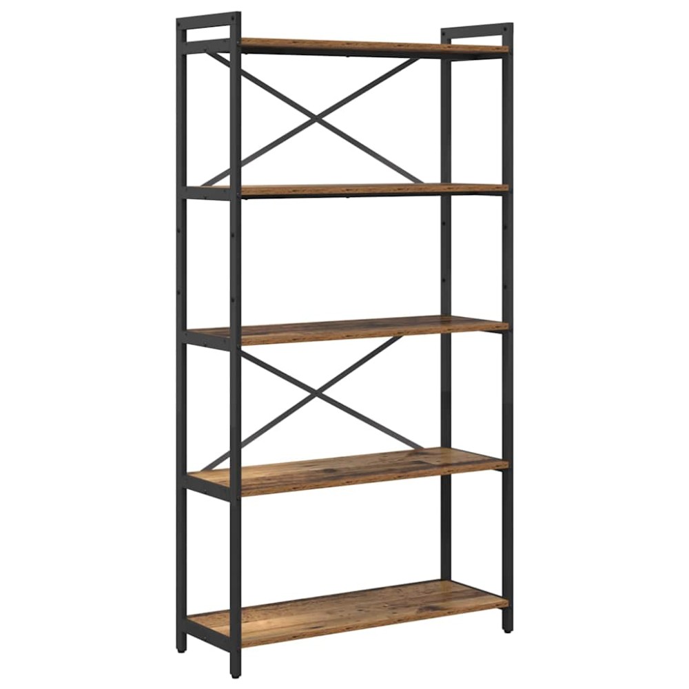 vidaXL Bibliotecă Lemn vechi 80 x 30 x 153 cm Lemn compozit