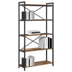 vidaXL Bibliotecă Lemn vechi 80 x 30 x 153 cm Lemn compozit