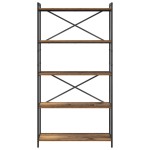 vidaXL Bibliotecă Lemn vechi 80 x 30 x 153 cm Lemn compozit