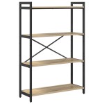 vidaXL Bibliotecă Stejar sonoma 80 x 30 x 118 cm Lemn compozit vidaXL Bibliotecă Stejar sonoma 80 x 30 x 118 cm Lemn compozit