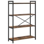 vidaXL Bibliotecă Stejar afumat 80 x 30 x 118 cm Lemn compozit