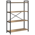 vidaXL Bibliotecă stejar artizanal 80 x 30 x 118 cm Lemn compozit vidaXL Bibliotecă stejar artizanal 80 x 30 x 118 cm Lemn compozit