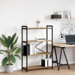 vidaXL Bibliotecă stejar artizanal 80 x 30 x 118 cm Lemn compozit vidaXL Bibliotecă stejar artizanal 80 x 30 x 118 cm Lemn compozit