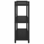 vidaXL Bibliotecă Stejar negru 80 x 30 x 83 cm Lemn compozit vidaXL Bibliotecă Stejar negru 80 x 30 x 83 cm Lemn compozit