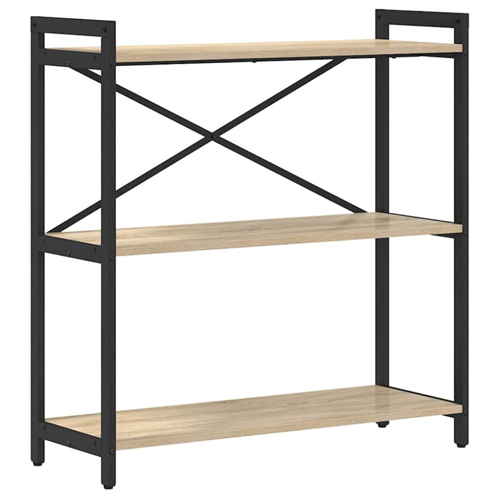 vidaXL Bibliotecă Stejar sonoma 80 x 30 x 83 cm Lemn compozit