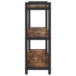 vidaXL Bibliotecă Stejar afumat 80 x 30 x 83 cm Lemn compozit
