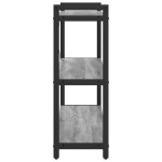 vidaXL Bibliotecă sonoma gri 80 x 30 x 83 cm Lemn compozit