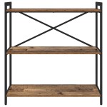 vidaXL Bibliotecă Lemn vechi 80 x 30 x 83 cm Lemn compozit