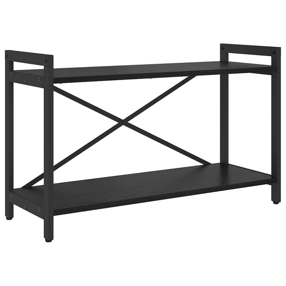 vidaXL Bibliotecă Stejar negru 80 x 30 x 48.5 cm Lemn compozit