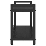 vidaXL Bibliotecă Stejar negru 80 x 30 x 48.5 cm Lemn compozit vidaXL Bibliotecă Stejar negru 80 x 30 x 48.5 cm Lemn compozit