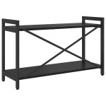 vidaXL Bibliotecă Stejar negru 80 x 30 x 48.5 cm Lemn compozit vidaXL Bibliotecă Stejar negru 80 x 30 x 48.5 cm Lemn compozit