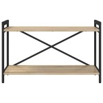 vidaXL Bibliotecă Stejar sonoma 80 x 30 x 48.5 cm Lemn compozit vidaXL Bibliotecă Stejar sonoma 80 x 30 x 48.5 cm Lemn compozit