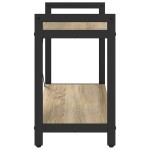 vidaXL Bibliotecă Stejar sonoma 80 x 30 x 48.5 cm Lemn compozit vidaXL Bibliotecă Stejar sonoma 80 x 30 x 48.5 cm Lemn compozit
