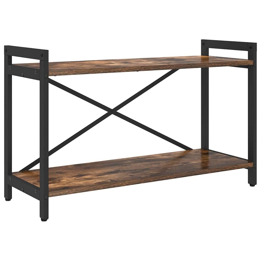 vidaXL Bibliotecă Stejar afumat 80 x 30 x 48.5 cm Lemn compozit