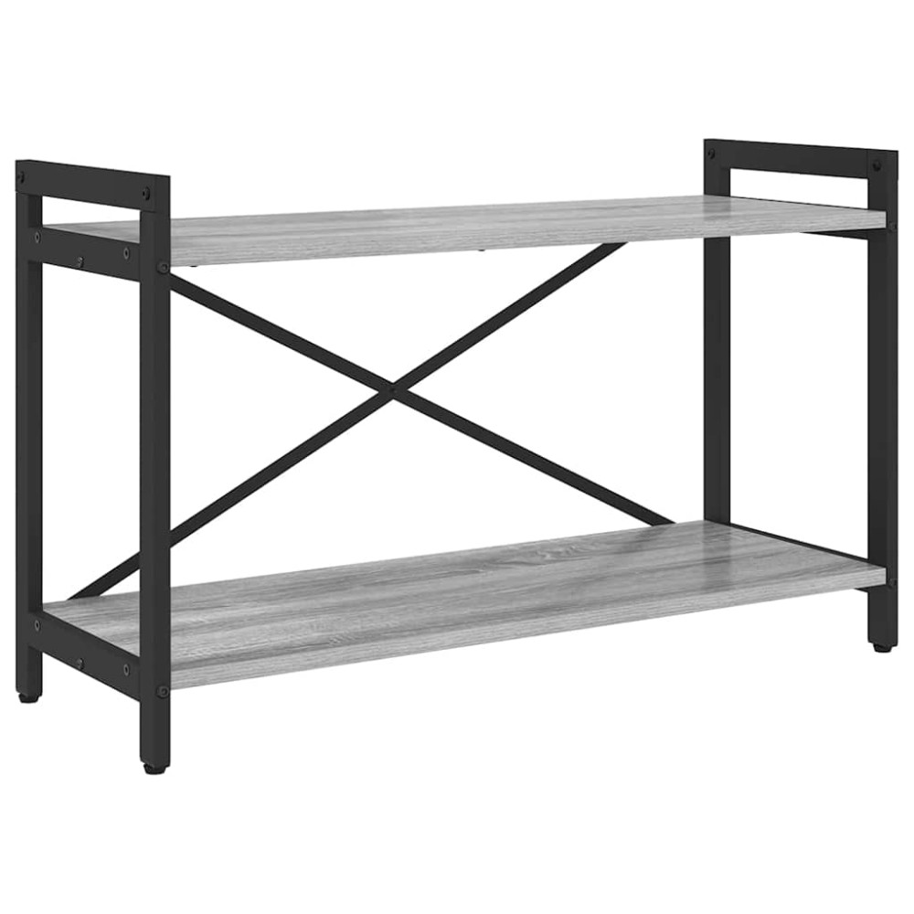 vidaXL Bibliotecă sonoma gri 80 x 30 x 48.5 cm Lemn compozit