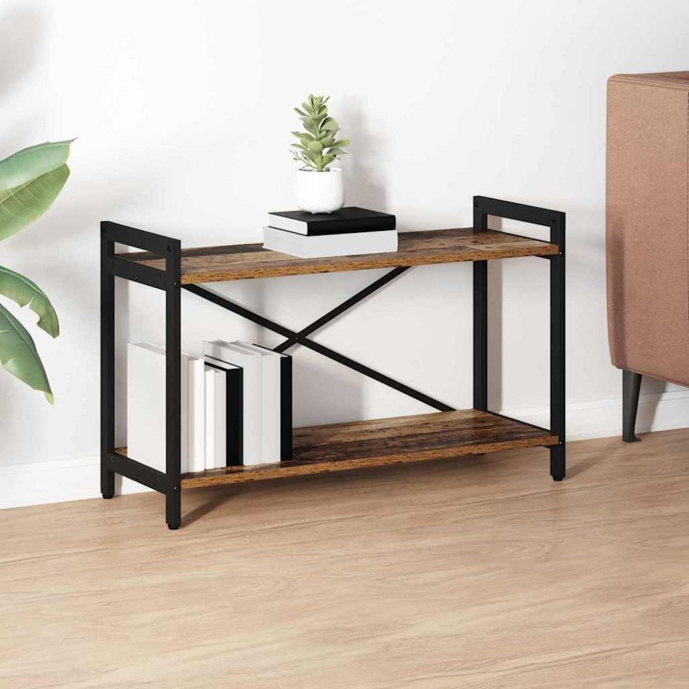 vidaXL Bibliotecă Lemn vechi 80 x 30 x 48.5 cm Lemn compozit