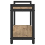 vidaXL Bibliotecă stejar artizanal 80 x 30 x 48.5 cm Lemn compozit vidaXL Bibliotecă stejar artizanal 80 x 30 x 48.5 cm Lemn compozit