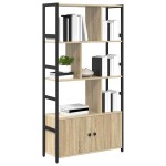 vidaXL Raft pentru cărți Stejar sonoma 80 x 30 x 155.5 cm vidaXL Raft pentru cărți Stejar sonoma 80 x 30 x 155.5 cm