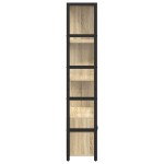 vidaXL Raft pentru cărți Stejar sonoma 80 x 30 x 155.5 cm vidaXL Raft pentru cărți Stejar sonoma 80 x 30 x 155.5 cm